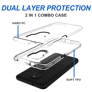 Double layer transparent bulk phones case covers cover for Mototola G Power Stylus Play 2021