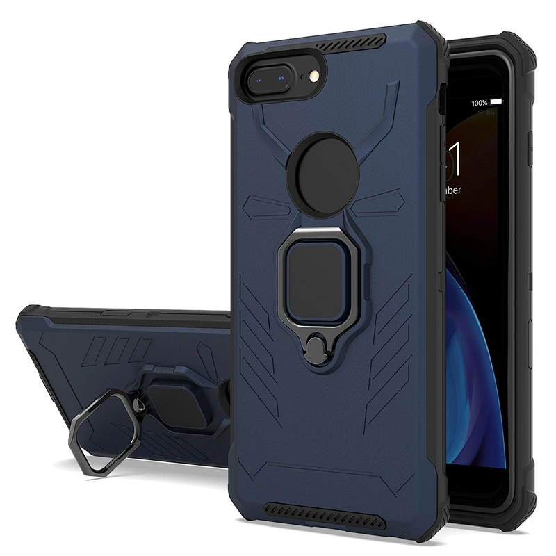 New design high fashion ring holder kickstand cell phone case for iPhone 7 8 Plus