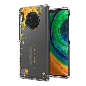 tpu transparente printed case for huawei mate 30 lite phone case sublimation printing for mate 30 pro