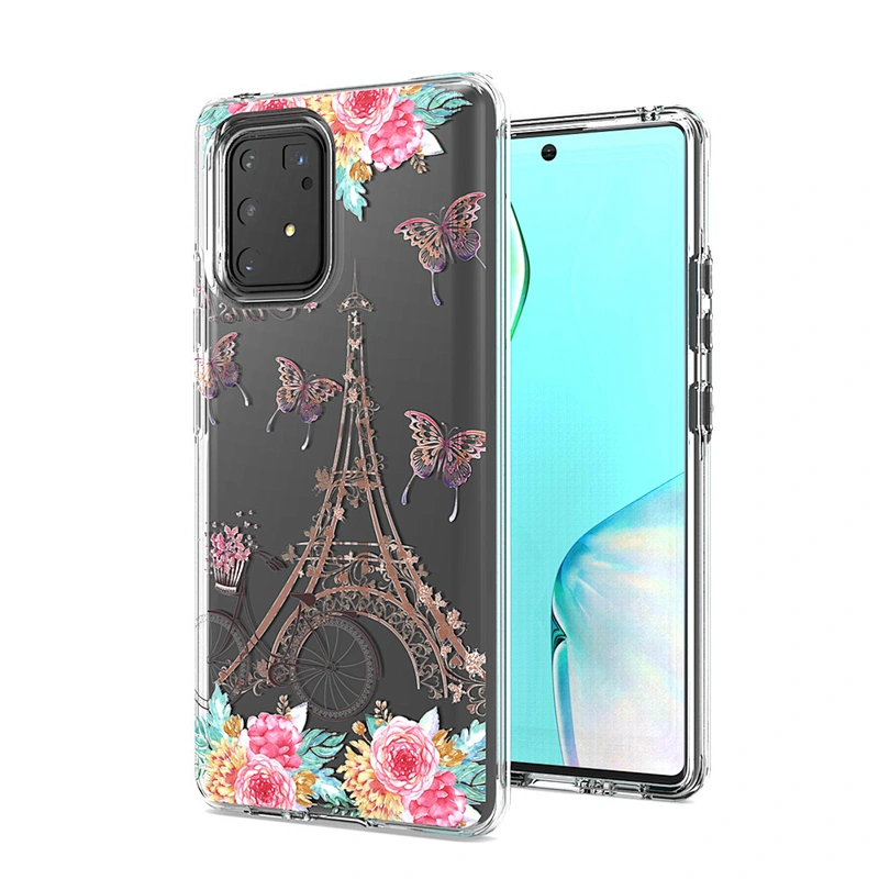 2020 All Models PC TPU Mobile Phone Case Pretty Printed Clear Mobile Covers for Samsung A91 S10 Lite