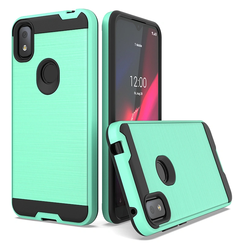 High quality pc tpu 2 in 1 cell phone case for TCL revvl 4 PLUS 5G