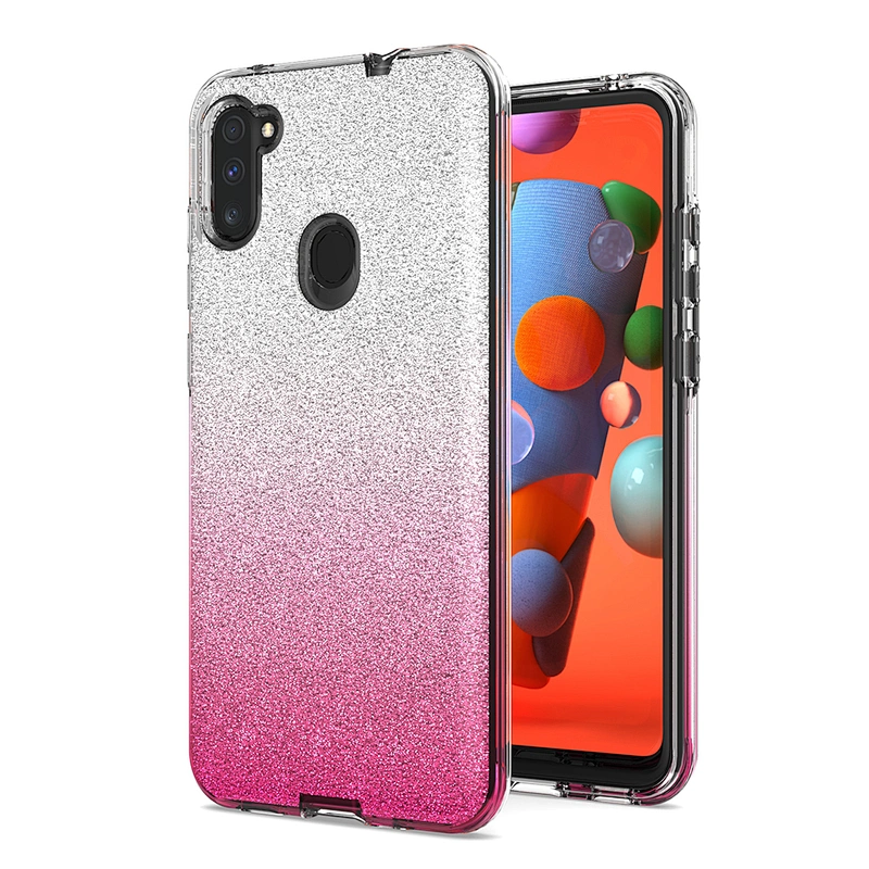 Gradient Bling Flash Paper Colors Mobile Phone Cases For Samsung A31 A71 A21S Note 20 Ultra