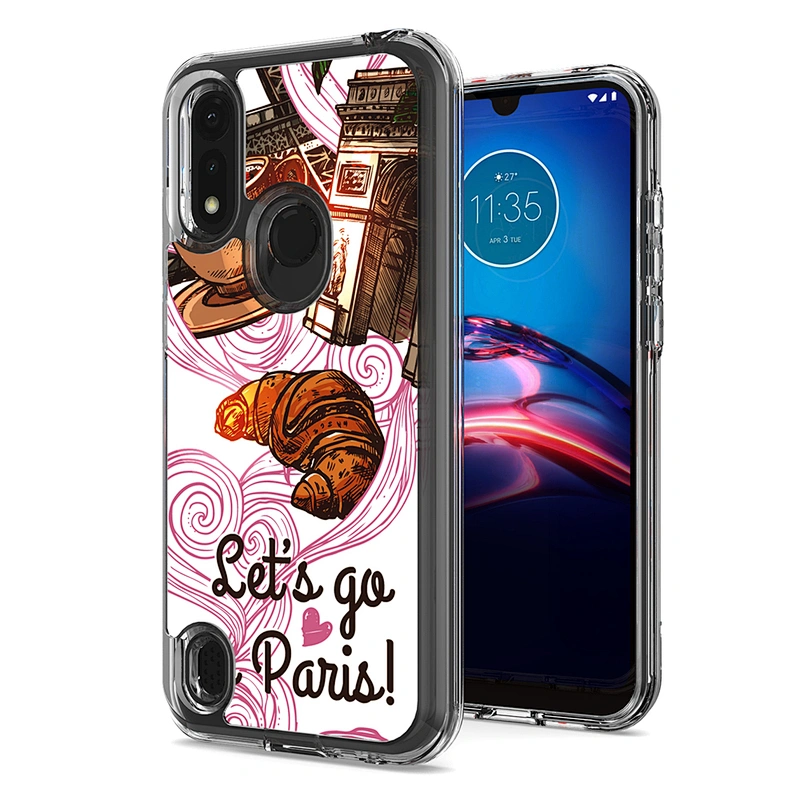 factory original wholesale IMD electroplating printed marble phone cases for motorola E 2020 E7 E6S