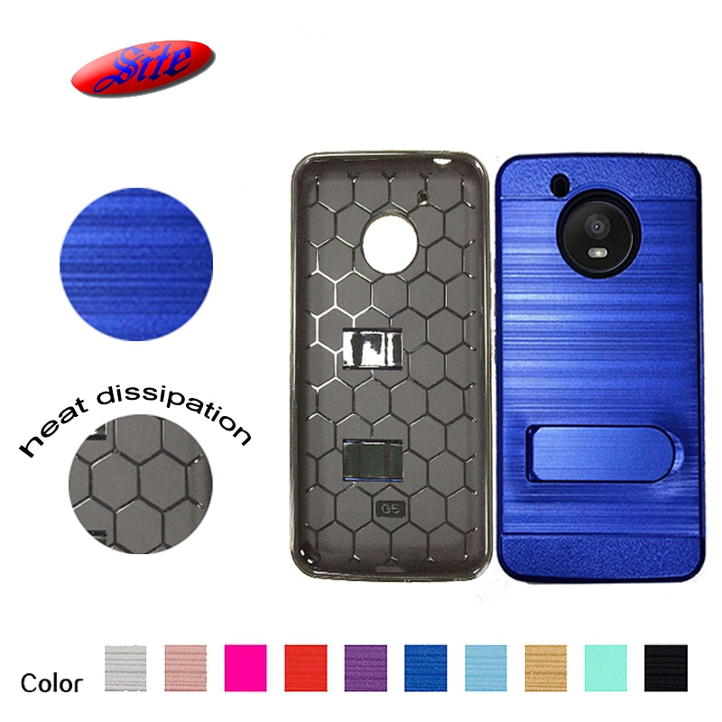 new design Hybrid Phone case with stand holder phone cover for Motorola Moto E4 Plus