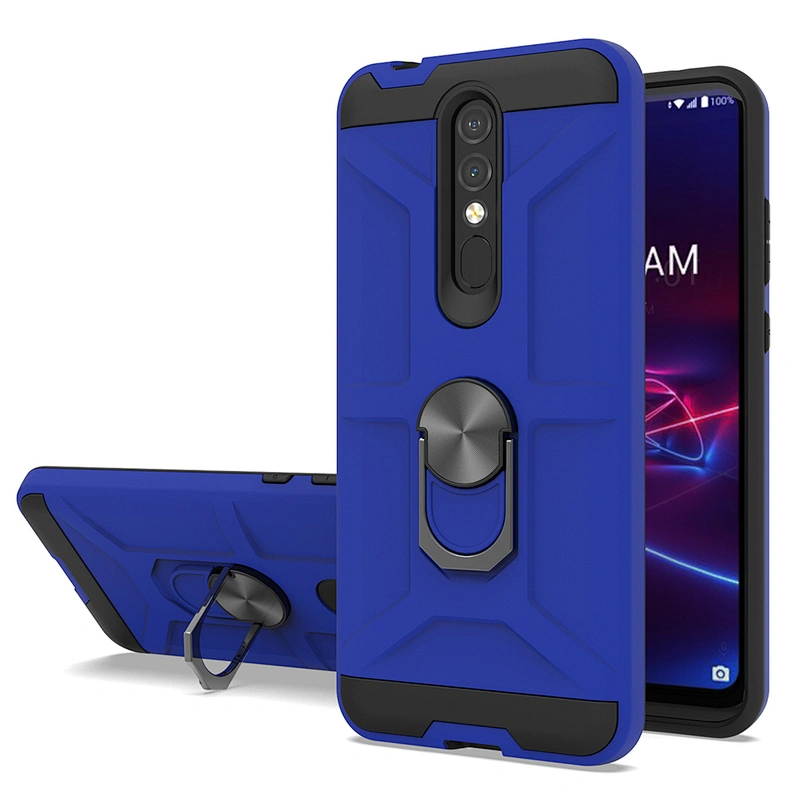 Hot selling double layer Metal ring kickstand cell phone case back cover for Coolpad legacy brisa