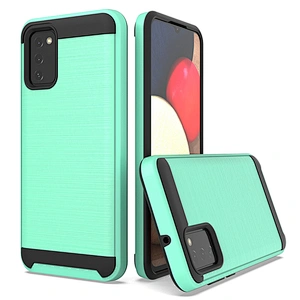 Sitemail fundas para celulares brushed metal phone case back cover for Samsung A02S A12 A32 A52 A72