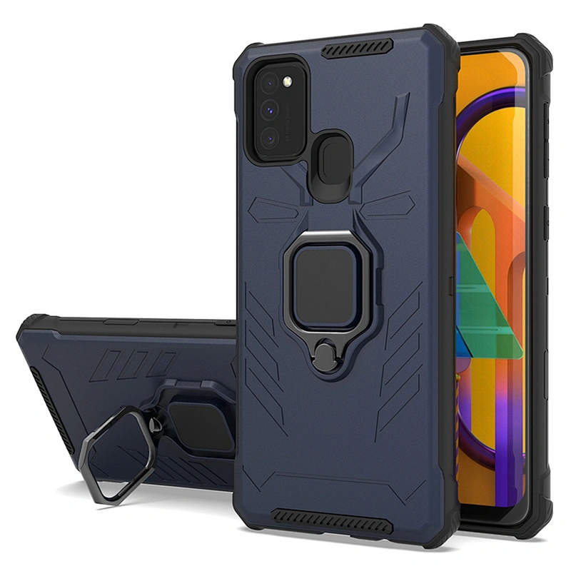 shockproof android magnetic ring bracket phone case for Samsung M31 M30S M51