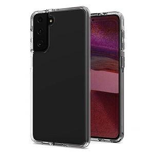 OEM ODM Ultra Clear Back Covers Transparent TPU PC Combo Phone Case For Samsung S30 Plus S21