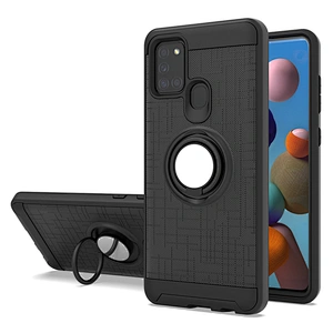 Best selling 2 in 1 Ring Holder stand phone case For Samsung A31 A71 A21S Note 20 Plus