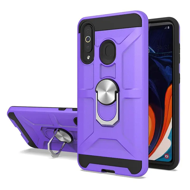 Hot selling Custom Design 2 in 1 kickstand Cell Phone Case For Samsung A60 A11 A21 A10E