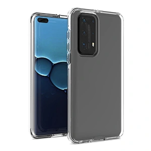 Double layer transparent tpu pc material HD mobile phones back shell for Huawei P40 Lite