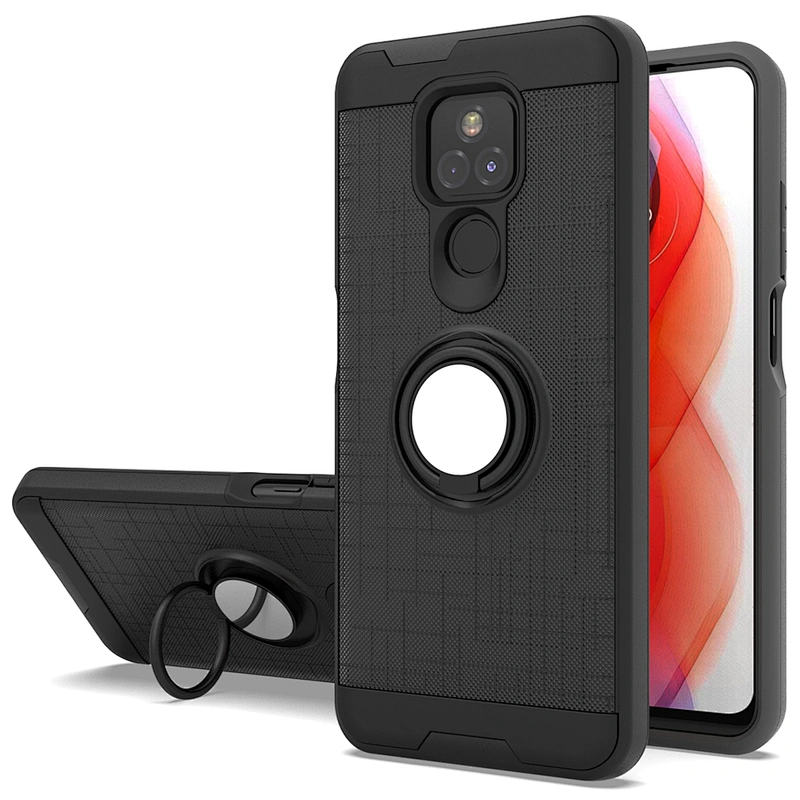 China cellphone accessories phone cover case with ring stand for Mototola G Power Stylus Play 2021