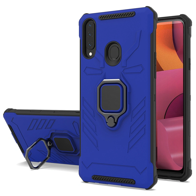 Anti-drop mobile phone cover cases with ring kickstand for Samsung A10S A20 A30 A50 A20S A21S A30S A50S