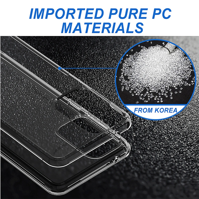 2021 Newest hybrid hard pc soft tpu clear cell cover phone case for Samsung A52 A72 A12 5G