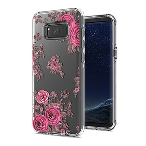 Best quality high clear cell phone case shockproof back housing with custom printing for Samsung S8 Plus