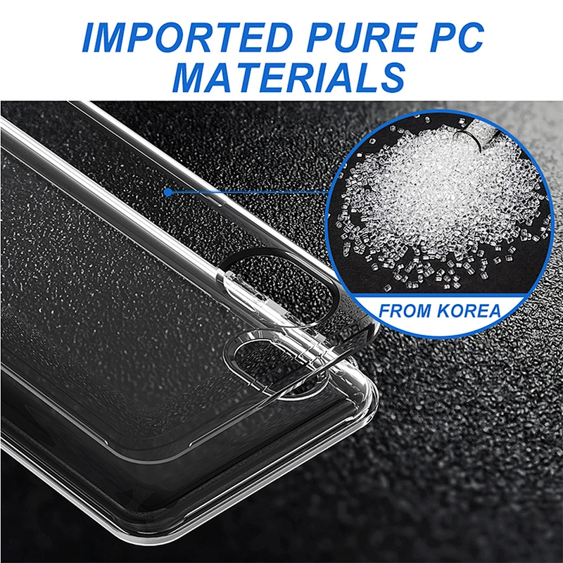 high quality ultra thin clear pc soft tpu  transparent cell phone case for Samsung A02 M02