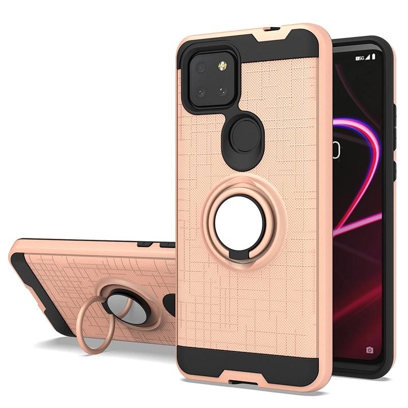 Supplier multi Colors Car Bracket With Ring Holder Kickstand Phone Cases For TCL revvl 4 Plus 5G
