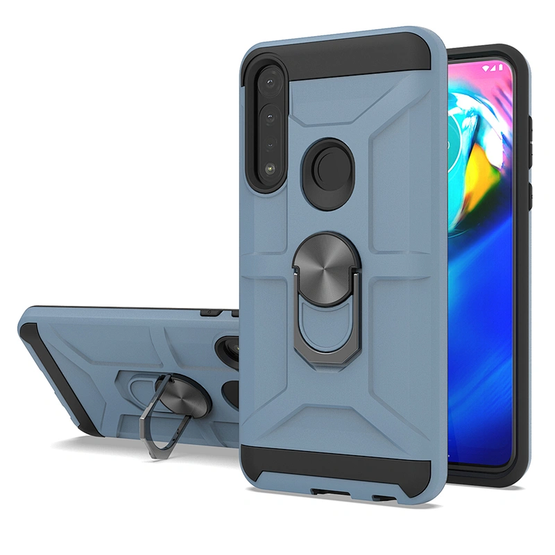 Men Flexible Ring Holder Cell Accessories Phone Cases For Motorola G8 Power lite E6S one fusion plus