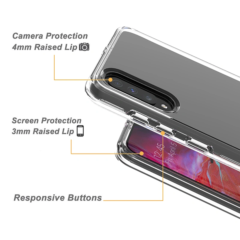 Transparent TPU Ultra High Clear Cover Cell Phone Cases For Samsung A31 A71 A21S Note 20 Ultra