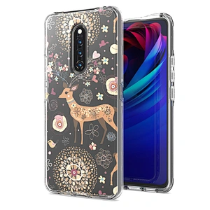 Shiny Crystals Cell Phone Case Transparent Clear cell phone cover for OPPO RENO