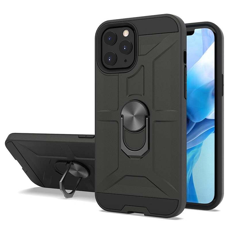 Luxury Shockproof Ring Phone Case For iPhone 11 Kickstand Mobile Phone Cover For iPhone 12 Pro Max