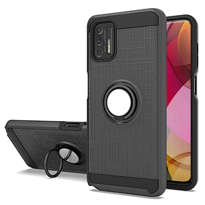 Classic 360 Degree Phone Case Back Cover With Ring Stand For Motorola G Stylus 2021 Power Play E7