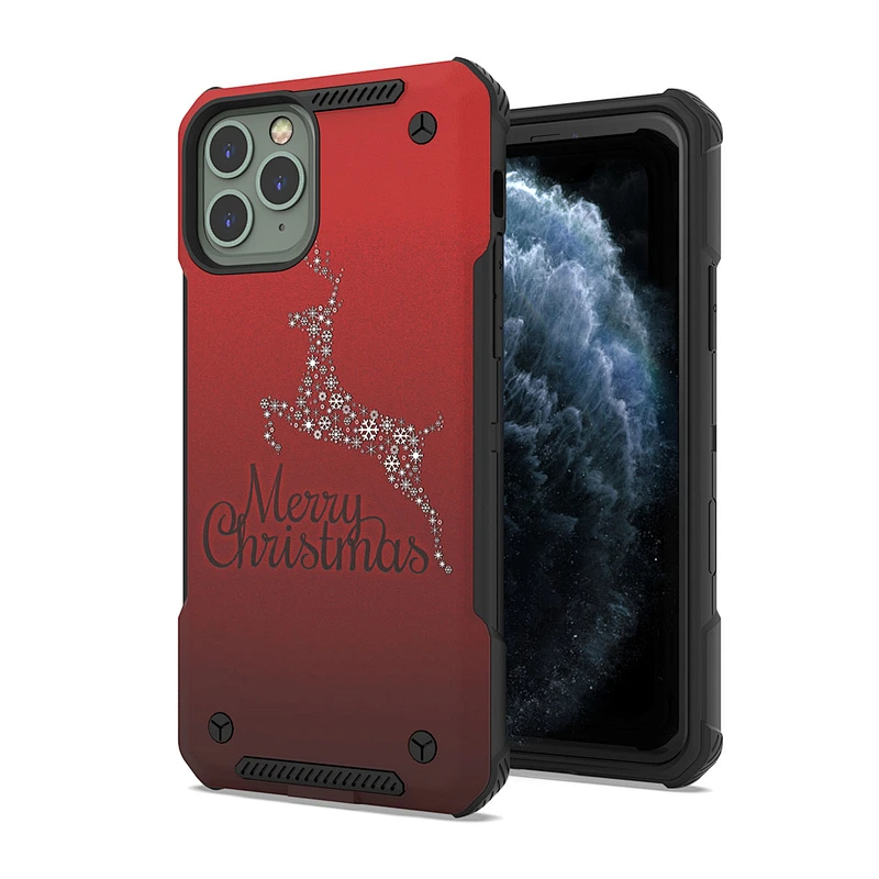 Shockproof Fashionable TPU PC Custom Back Cover Phone Case for iPhone 11 Pro Max