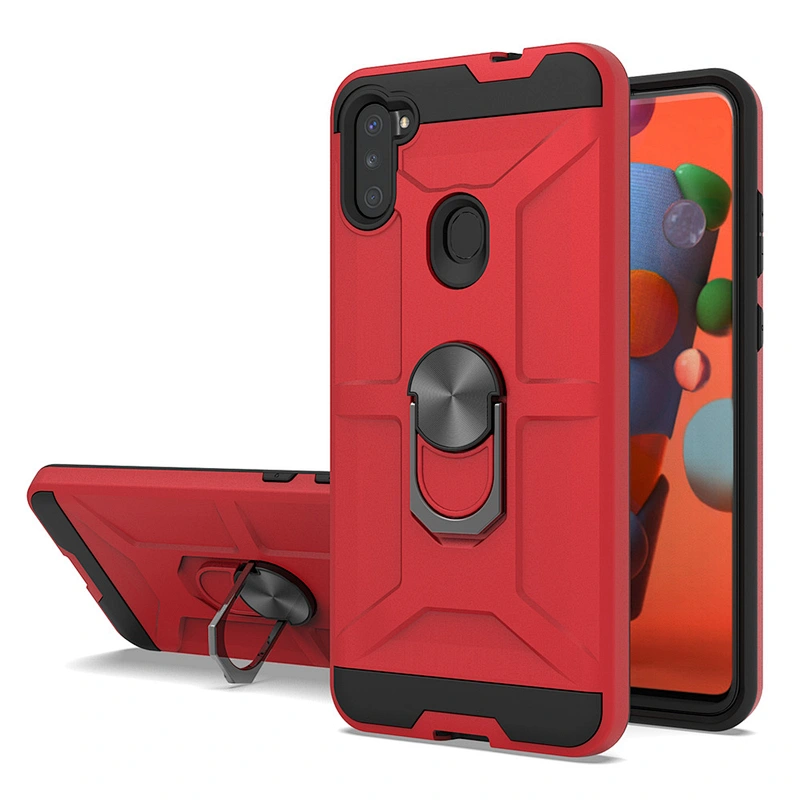 Shockproof pc tpu 2 in 1 combo cell phone case for Samsung A01 Core