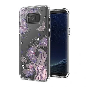 Best quality high clear cell phone case shockproof back housing with custom printing for Samsung S8 Plus