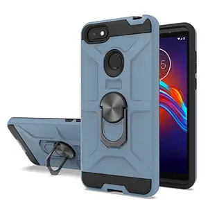 New model shockproof mobile covers phone cases with ring kickstand for Motorola E6 Play