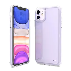 For Iphone 11Case Crystal Hybrid Bumper Clear case with Acrylic