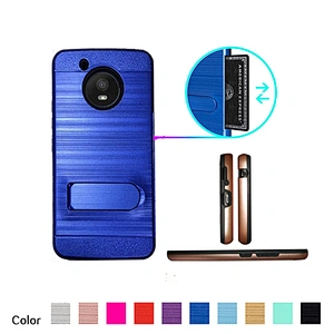 DIY factory price kickstand cell phone case for MOTO E4 plus case for MOTO E4 cover