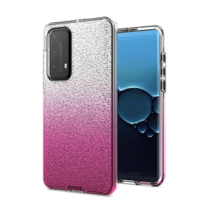 Custom Ultra Clear Crystal Shinning Bling Glitter Phone Case For Huawei Y6S Y7S Y9S Nova 5T P40 Y5P Y6P Y7P