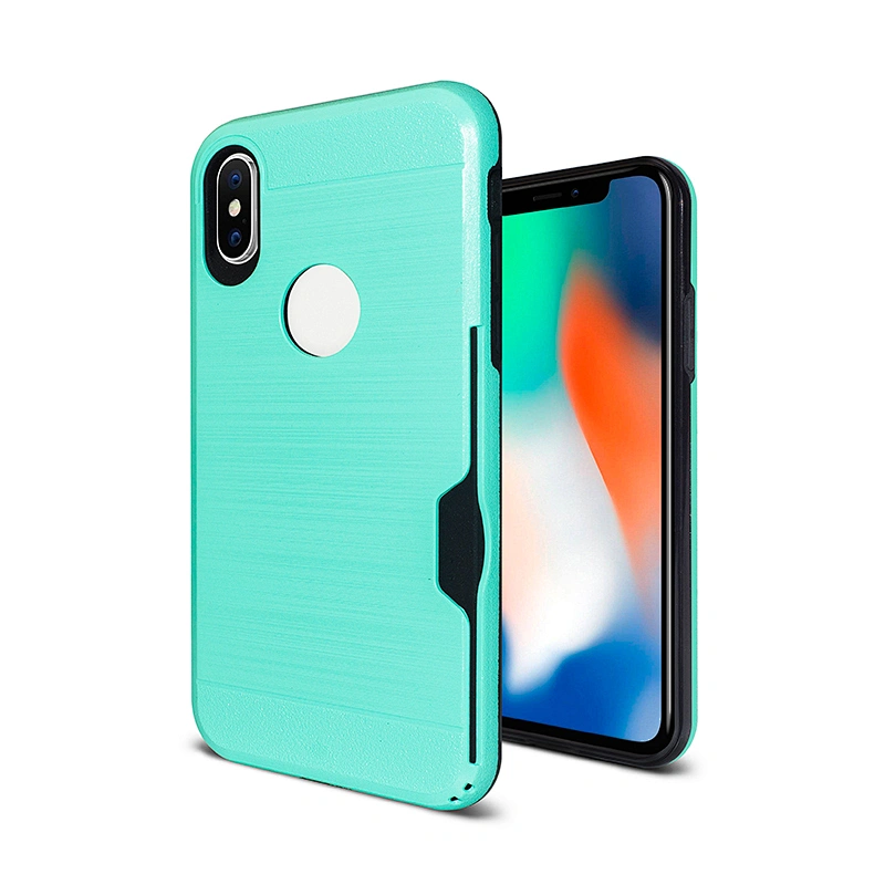 Best selling slim shockproof mobile phone case with card slot for iPhone X XS Max XR