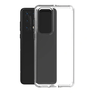 Double layer transparent tpu pc material HD mobile phones back shell for Huawei P40 Lite