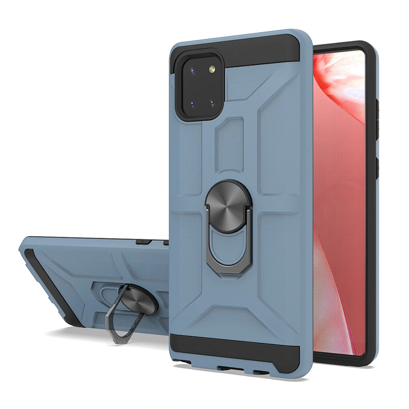 2020 anti-shock ring holder mobile phone case back housing for Samsung Note 10 S10 Lite A91 A81