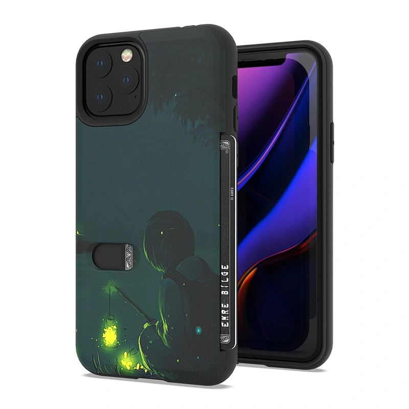 Customized Card Slot Mobile Phone Cover Case For iPhone 7 Plus 8 Plus X XR XS 11 Pro Max