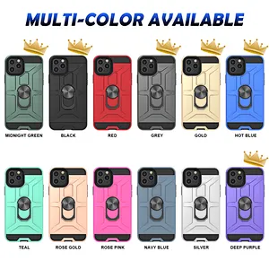 Ring Holder Kickstand Magnetic TPU PC Mobil Covers Custom Cell Phone Cases For Samsung A21 A01 A015F