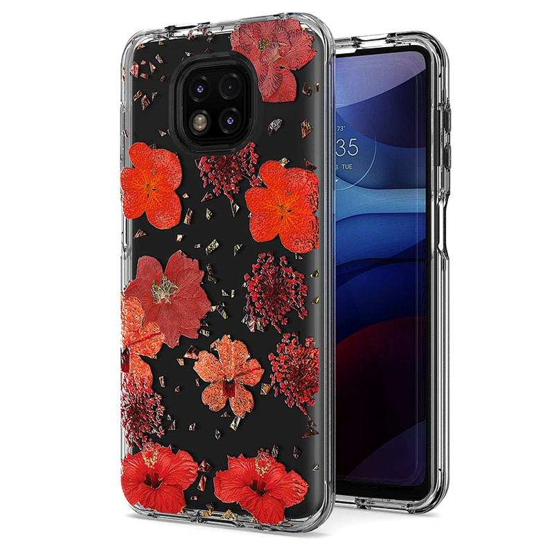 Hot selling flower printed designs phone case cover for Mototola G Stylus Play Power 2021