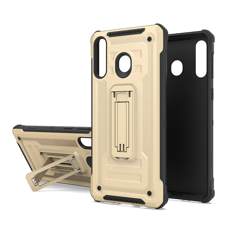 Wholesale Kickstand Mobile Phone Case for MOTO E6,armoured phone case for MOTO E6