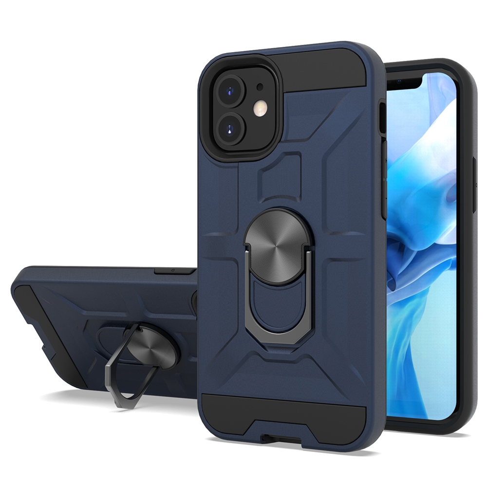 Wholesale 360 degree protective with ring holder phone case for IPhone 11 Pro Max Xs Max 12
