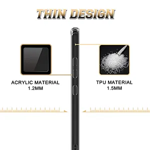 New design one piece Hard Acrylic Ultra High Clear phone case For Huawei P40 Lite Honor 30 Pro