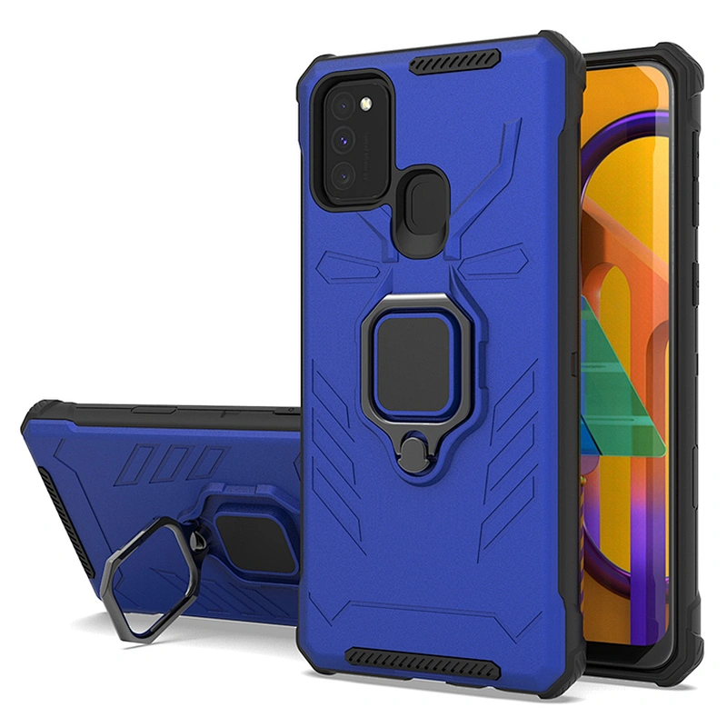 shockproof android magnetic ring bracket phone case for Samsung M31 M30S M51