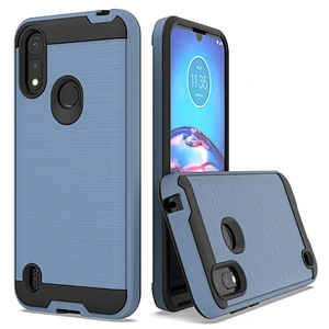 Anti Slip Customized Logo Brushed Metal Cell Phone Cases For Motorola Moto G8 E7 G8 Power lite E6S