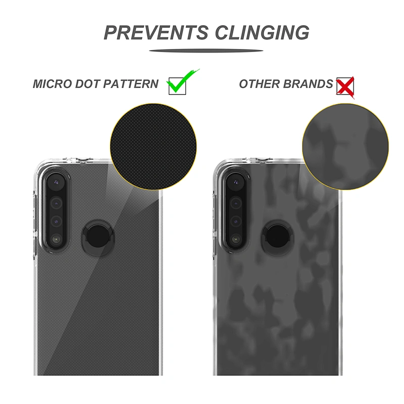 New Arrival Shockproof Custom high clear transparent phone case For Motorola Moto E7 G8 G Power2020