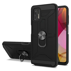 Hot models phone cases back cover with metal ring holder for Mototola G Play Power Stylus 2021