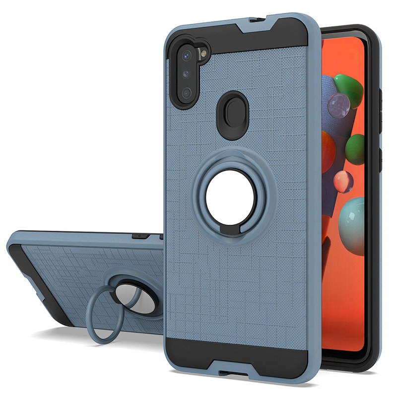 Multi Functional 360 Degree Ring Holder Stander Shockproof Mobile Back Covers For Samsung A11