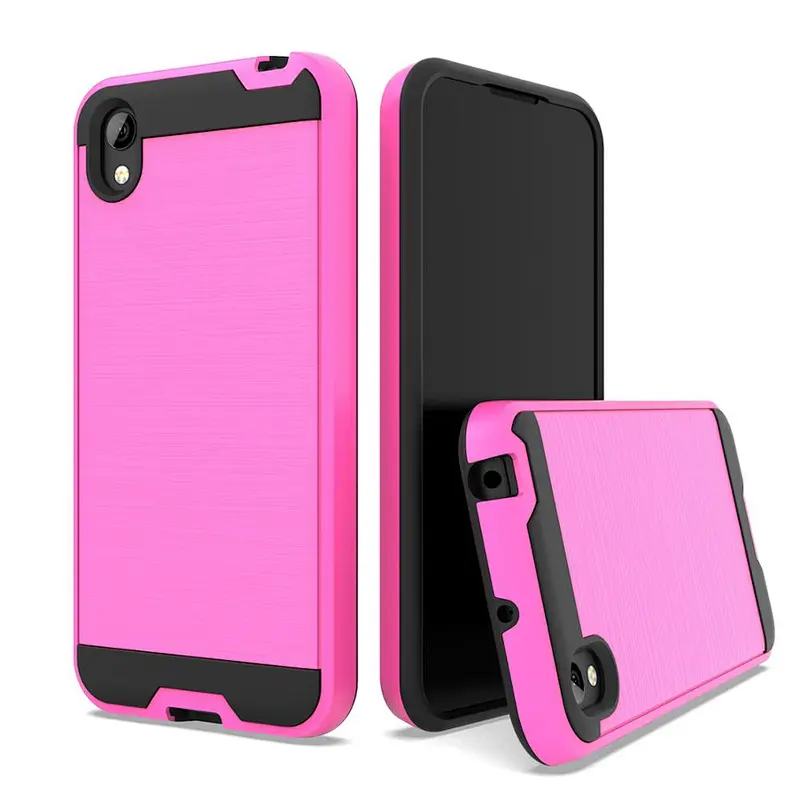 brushed metal case for Huawei Y7 2019/Y7 PRO 2019/Y7 PRIME 2019 for veruse case cover