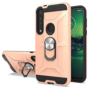 Rose Gold Ring Holder Kickstand cell phone case and covers For Motorola Moto G8 E7 G8 Power lite E6S