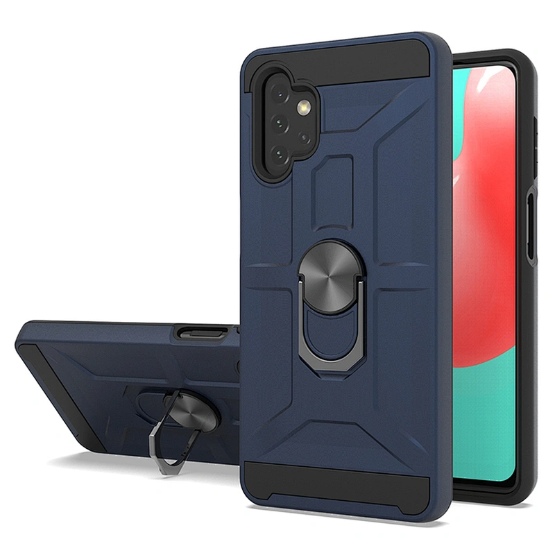 Wholesale ring holder phone case mobile cover with kickstand for Samsung A02S A12 A32 A52 A72